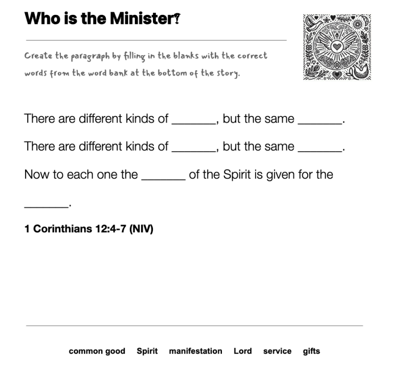 Who is the Minister? fill-in-the-blank